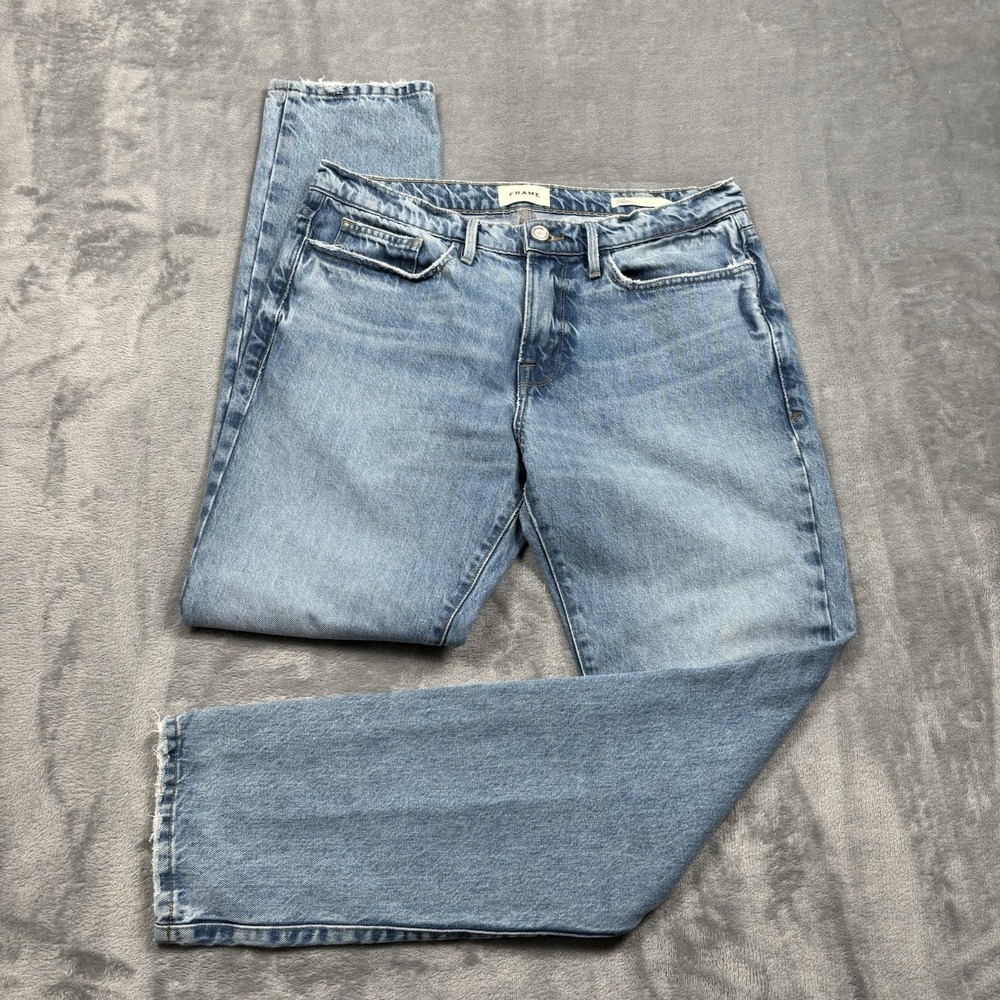 FRAME x Ritz Paris L'Homme Slim Jeans 32x32 Bluejay LMHR727 100% Cotton